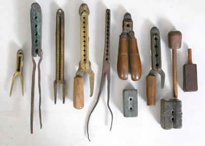 assortment of hand tools